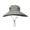 Grey, variant on Super Wide Brim Fishing Hat UPF 50+ Sun Safari Hat with Removable Neck Face Flap for Outdoor Activities