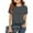 AK11_Dark Gray, variant on Lumtrix Girls' Ribbed Knit T-Shirt Short Sleeve Crew Neck Top Soft Loose Fit Shirt for Kids Casual Basic Tee Summer Trendy Light Gray 170