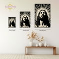 thumbnail image 4 of Eastern Print, Portrait Of Jesus In Linoprint Style Poster, Christian Wall Art, Jesus Wall Decor, Farmhouse Wall Decor, Jesus Painting, Jesus Art, Bible Verse Poster, Printable Wall Art UNFRAMED 16x20, 4 of 4