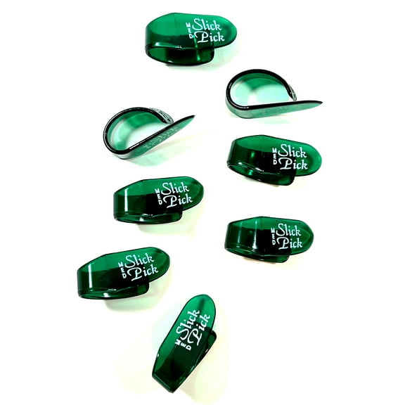 Fred Kelly Picks Thumb Slick Picks Poly Medium 8 Pack