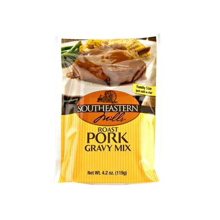 Pork Loin Roast - Southeastern Mills Roast Pork Gravy Mix 4.2 oz. Packets (3 Packets)