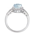 thumbnail image 6 of Gin & Grace 10KT WG Aquamarine and diamond accent Ring, 6 of 6
