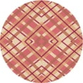 thumbnail image 1 of Ahgly Company Machine Washable Indoor Round Transitional SandyBrown Area Rugs, 5' Round, 1 of 7