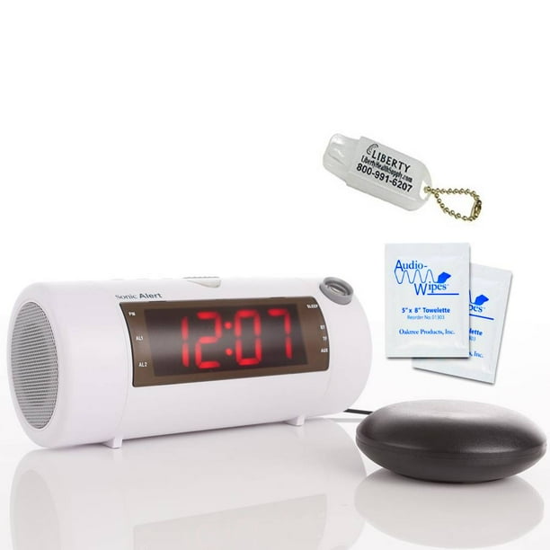 Sonic Alert Blast Super Loud Alarm Clock W Bluetooth Speaker Shaker Sonic Alert Blast Super Loud, Extremely Loud Alarm Clocks