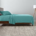 thumbnail image 2 of Ella Jayne Super Soft Jersey Poly Cotton Green Sheet Set, Twin (3 Pieces), 2 of 4
