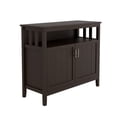 thumbnail image 3 of UWR-Nite Buffet Cabinet, Kitchen Buffet Storage Cabinet Sideboard Buffet Storage Cabinet Buffet Server Cupboard Cabinet Console Table with 2 Doors and Adjustable Shelf, 3 of 5