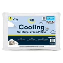 Serta 2 PACK Cooling Gel Memory Foam Bed Pillow