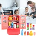 thumbnail image 1 of Kitchen Toy Kids Play Mini Refrigerator Double Door Smart Home Appliances Educational for Boys Girls, 1 of 3