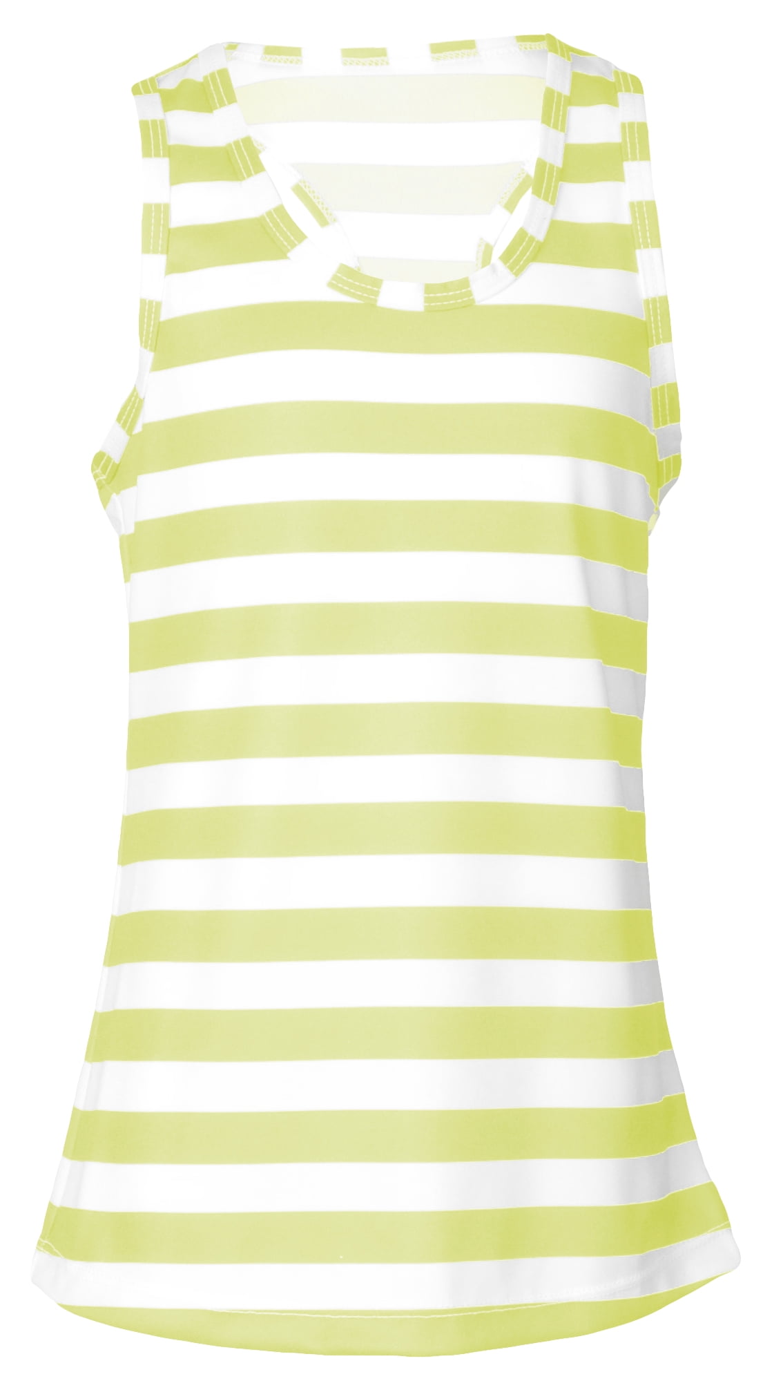 Soffe Girls Performance Racer Tank Top Medium Kool Kiwi