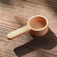 thumbnail image 2 of Zhuge Cuchara de madera para café molido, para medir granos molidos o té, para mezclar sopas, utensilios de cocina, 1 cucharada (color madera), 2 of 5