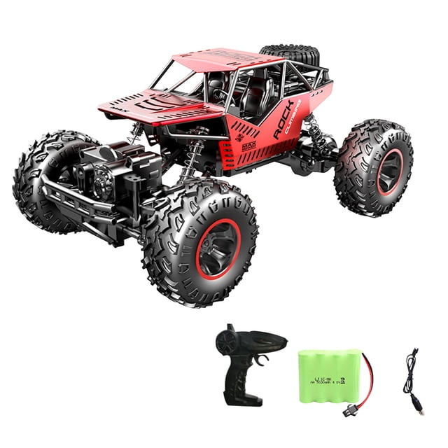 1:16 aleación escalada coche montaña Bigfoot Anti-caída 4WD Control remoto coche juguete 2,4G Control remoto Wmkox8yii shdjk1787