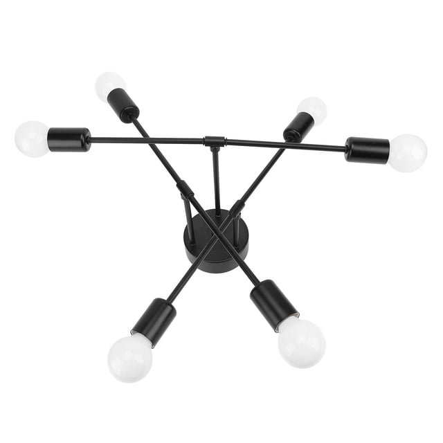 Luz de Techo, 6 Lámparas de Araña de Lámpara de Luz Led Moderno Fácil de Instalar para Corredores de Oficina