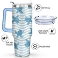thumbnail image 3 of Sea turtle Tumbler 40 Oz Gifts For Women Men with Lid and Straw Sea turtle Stainless Steel Cup Insulated Travel Coffee Mug Office, 3 of 6