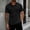 Black, variant on WIZUTIZ Mens Work Henley Shirts 2026 Short Sleeve Casual Slim Fit Button Up Waffle Golf Shirts with Pockets Tennis T Shirts