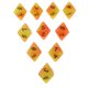 thumbnail image 1 of de Dados de 8 Caras Piezas, Colores de 18 Mm para s de Casino, Regalos, Enseñanza , Amarillo + Naranja Hugo Juego de dados de 8 caras, 1 of 9