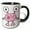 Black/White, variant on 3drose, Cute Silly Monster Sticking Out Tongue, 15oz Mug