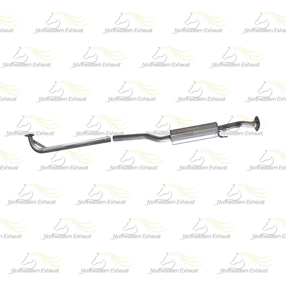 Northeastern Exhaust Resonator Pipe Fits 2002-2003 Toyota Solara 2.4L - Direct Fit | Stainless Steel | Includes Clamp & Gaskets