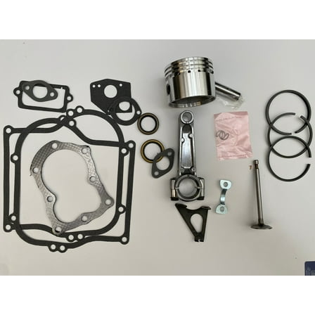 5HP 5 horsepower for Briggs and Stratton rebuild standard piston, Rod, Ex VALVES