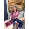 thumbnail image 6 of Women's Short Sleeve Knit Cardigan Top, Round Neck Button Front Sweater Shirt, Casual Cropped Layering Blouse for Streetwear, Office and Daily Wear, 6 of 17