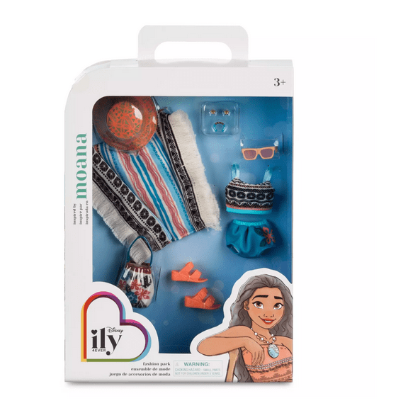 Disney ily 4EVER Fashion Pack Inspired by Moana with Poncho and Hat New with Box