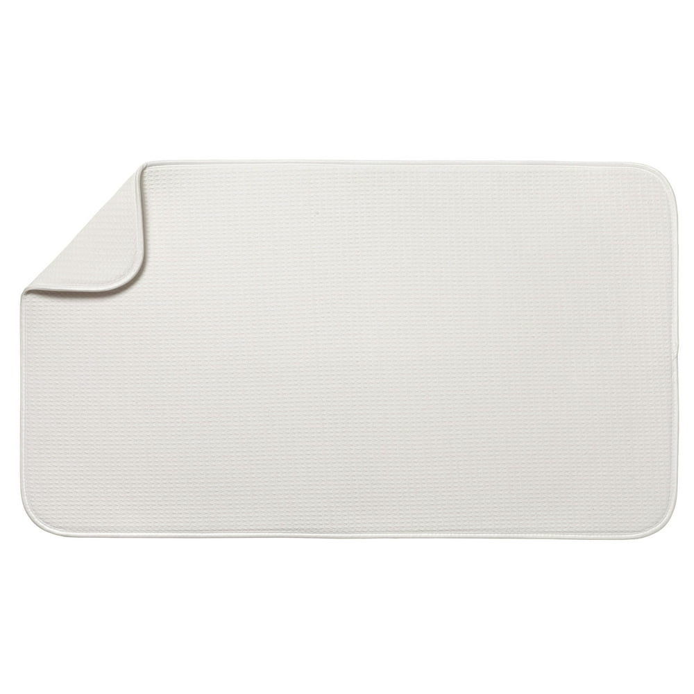 S & T Dish Drying Mat Jumbo, Cream, 18" x 32"