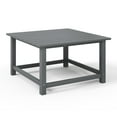 thumbnail image 5 of WestinTrends Malibu Low Outdoor HDPE Square Patio Coffee Table, Gray, 5 of 16
