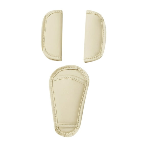 3 Piece Baby Stroller Car Seat Strap Covers Baby Shoulder Strap and Crotch Harness Pads | Soft Cushion Padding for Child Belts |Harness Pads for Travel and Daily Use