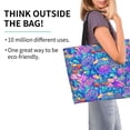 thumbnail image 2 of Fotbe Colorful Mushrooms Bolsa Tote Estética de Lona con Estampado para Mujer - Bolsa Reutilizable de Hombro Casual para Vacaciones, Compras, Trabajo y Gimnasio, 2 of 8