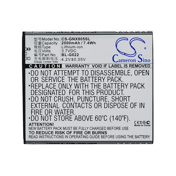 2000mAh BL-G022 Battery for GIONEE X805