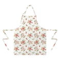 thumbnail image 2 of Pioneer Flower Floral Print Pattern Apron for Women and Men, Cotton Linen Waterproof with Pockets, Adjustable, 33x27 Inch for Kitchen, Gardening, BBQ, Salon, 2 of 6