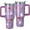 Purple-1, variant on 40 oz Tumbler with Handle and Straw, Halloween Ghost Travel Mug, Insulated Stainless Steel Pumpkin Cup for Cold and Hot Drinks, Leak-Proof and Dishwasher Safe