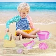LotFancy Beach Sand Toys Set for Kids Toddlers Girls,Sand Buckets and Shovels, Baby Sandbox Toys