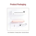 thumbnail image 6 of USB Rechargeable Mini Curling Iron, Wireless Portable Hair Styler for Straightening Curling, Compact Travel Curling Wand with Ceramic Heating, Fast Heat Up Styling Tool for Home Dorm Use, 6 of 6