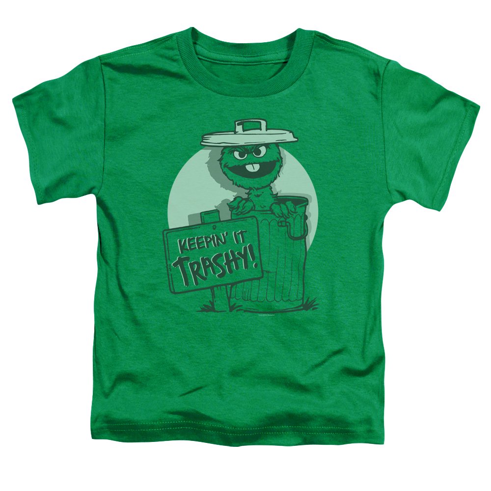 Sesame Street - Keepin It Trashy - Toddler Short Sleeve Shirt - 4T