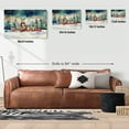 thumbnail image 5 of Merry Christmas Santa Reindeer Antlers Shiba Inu Sleigh Xmas Winter Holiday Horizontal Matte Canvas Poster Shibas Dog Lovers Gifts Idea Wall Art Home Decor - 00023, 5 of 5