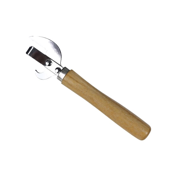 1Pcs Classic Stainless Steel Can & Tin Opener and Corkscrew, Old Wooden Handle Stainless Steel Can Opener, Practical and Convenient(Multicolored)