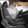 thumbnail image 3 of AOMSAZTO Full Seat Car Seat Covers Fit for Honda CR-V CRV 2017-2025: 2 Rows 5 Seats Waterproof Leather-Three Rows Automotive Seat Cushion Compatible Airbag(Black), 3 of 7