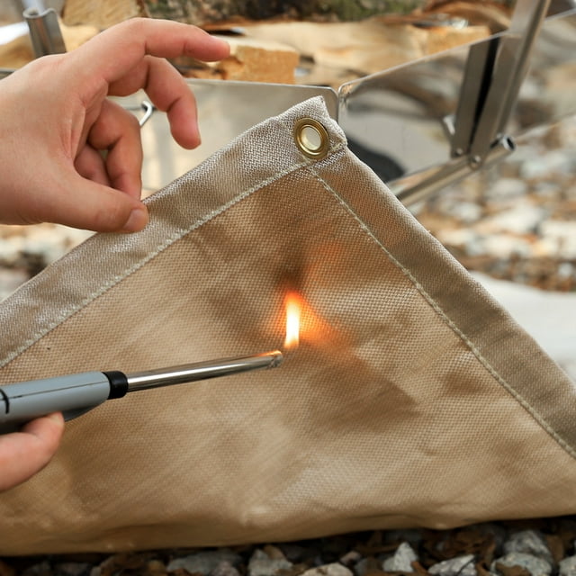Manta ignífuga para exteriores, alfombrilla ignífuga resistente a altas temperaturas para picnic, manta ignífuga de fibra de vidrio para picnic y barbacoa