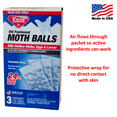 thumbnail image 4 of Enoz Old Fashioned Moth Balls - Naphthalene, 8oz, Clothes Moth Killer, 3-pack, 4 of 9
