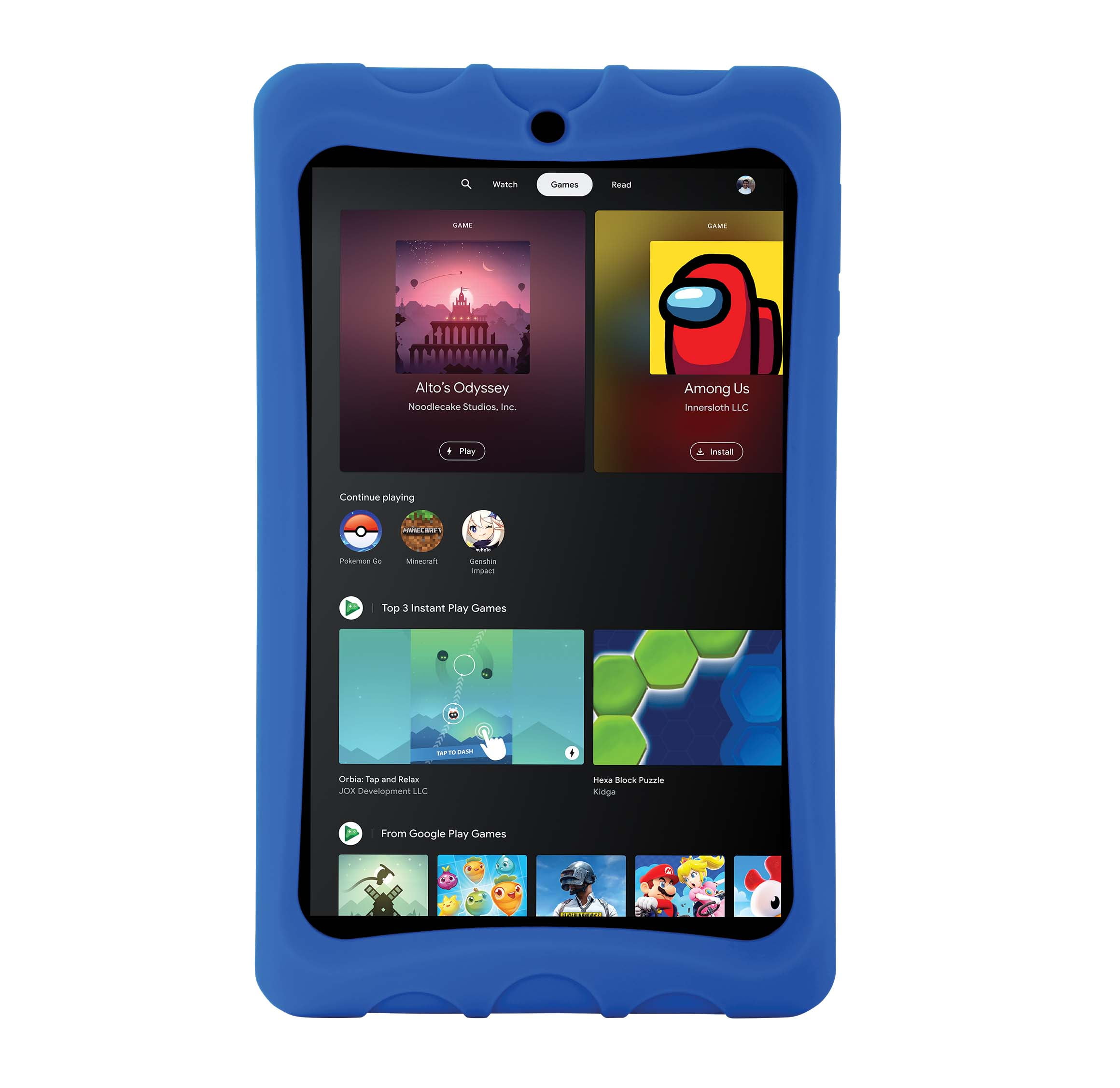 onn. 8" Kids Tablet, 32GB, (2021 Model) - Blue