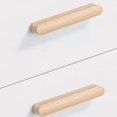 thumbnail image 5 of Gamvdout Dresser Knobs 6Pcst Shaped Cabinet Door Solid Wood Handle Furniture Drawer Cabinet Wooden Handle Black Walnut 32Mm, 5 of 6