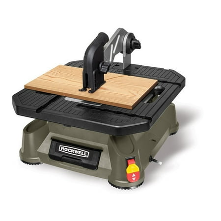 Rockwell Rk7323 Bladerunner X2 Portable Tabletop Saw With Steel Rip Fence, Miter Gauge And 5 Pc Star
