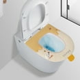 thumbnail image 5 of YgkuHd Toilet Seat Cushion, Fall And Winter Toilet Seat Thickened Household Warm Sitting Toilet Cover Furry Toilet Seat Cushion Washable D Shapetoilet Seat Cushion (Yellow), 5 of 6