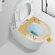 thumbnail image 5 of Accesorios de baño Otoño e Invierno Asiento de inodoro grueso Hogar Cálido Asiento de inodoro Cubierta de inodoro peludo Cojín de asiento de inodoro Orinal, 5 of 6