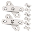 thumbnail image 5 of HOMEMAXS 16Pcs Rotatable Door Hinges Stainless Steel Hinges Hidden Furniture Hinges, 5 of 8