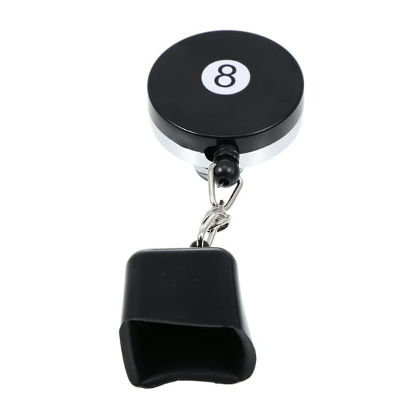 Soimiss Protective Pool Cue Tip Holder Rubber Black 1Pcs Billiard Accessory