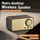 thumbnail image 3 of Vintage Classic Speaker Stereo Surround Super Bass Subwoofer AUX FM Radio AM/FM Radio, Retro Portable Wireless Speaker, 3 of 8