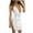 White, variant on ZZwxWA Womens Sexy Backless V Neck Mini Dress High Slit Club Night Out Party Cocktail Dresses A Line Dresses for Women