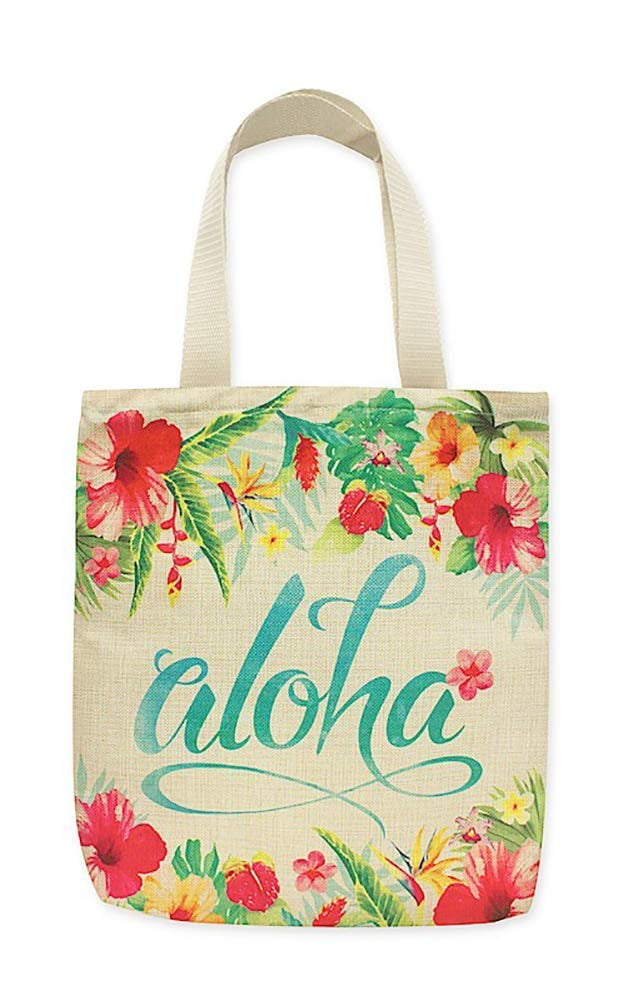 "Aloha Summer" Beach Pool Shopping Tote Bag 