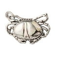 thumbnail image 1 of Sterling Silver 16" 1.2mm Box Chain 3D Detailed Crab Pendant Necklace, 1 of 2